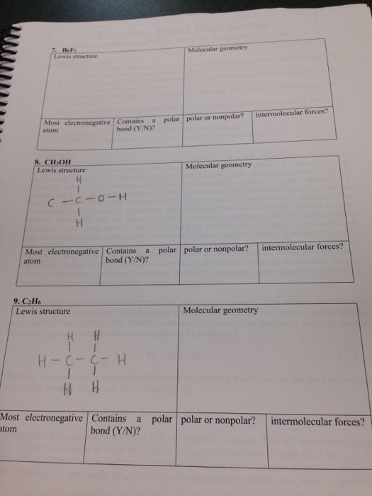 Solved 4 Hcn Lewis Structure Molecular Geometry Mos