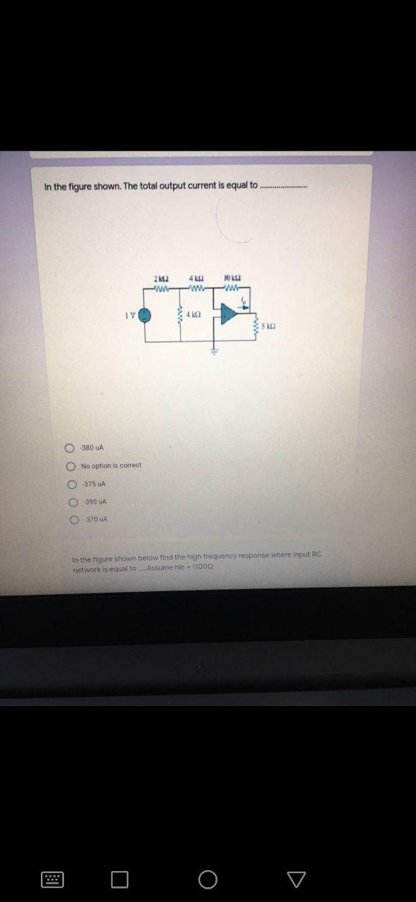 Solved In The Figure Shown. The Total Output Current Is | Chegg.com