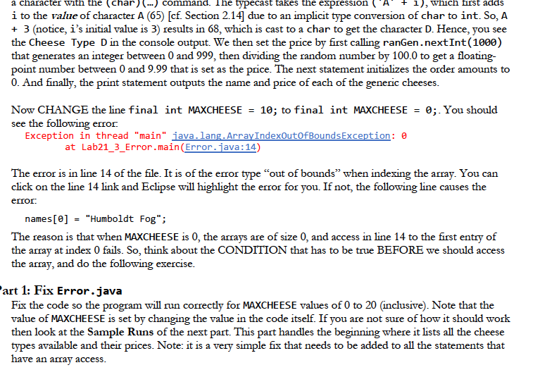 Getting Started After Starting Eclipse Create A New Chegg Com