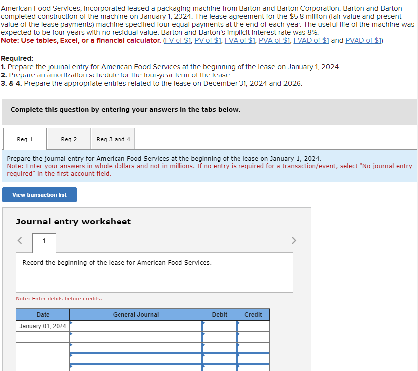 Solved Journal Entry Worksheet \begin{tabular}{lll}