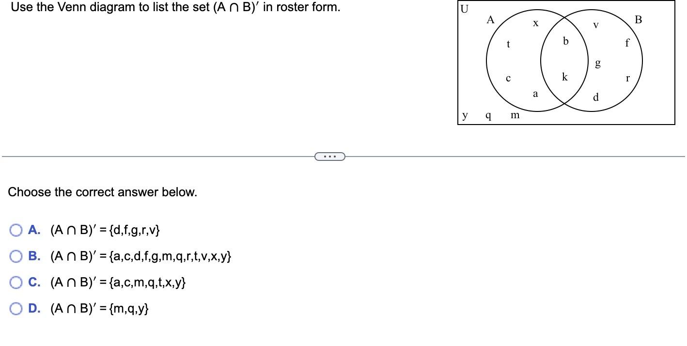 solved-use-the-venn-diagram-to-list-the-set-a-cap-chegg