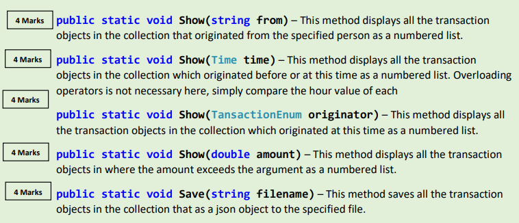 Solved Programming ∥− Transactions Management System A | Chegg.com