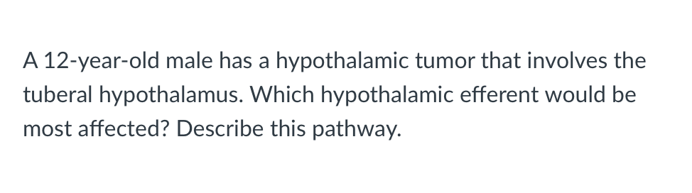 hypothalamic tumor