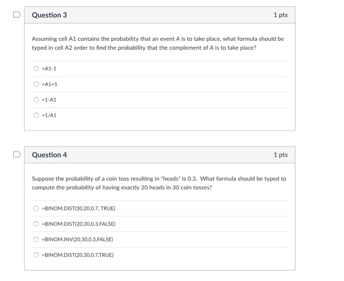 Solved DQuestion 5 1 pts Suppose the probability of | Chegg.com