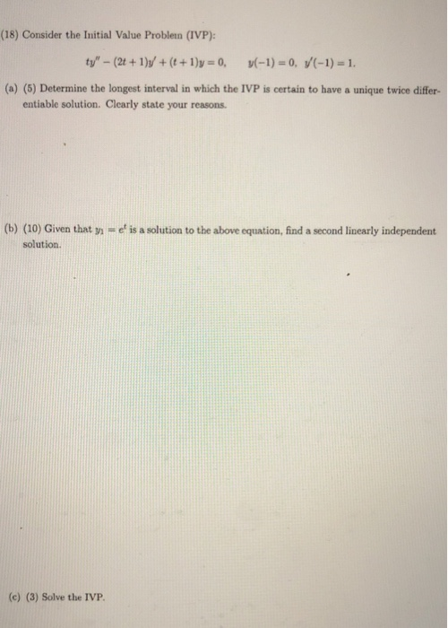 Solved 1. (16) Find the general solution of the given | Chegg.com