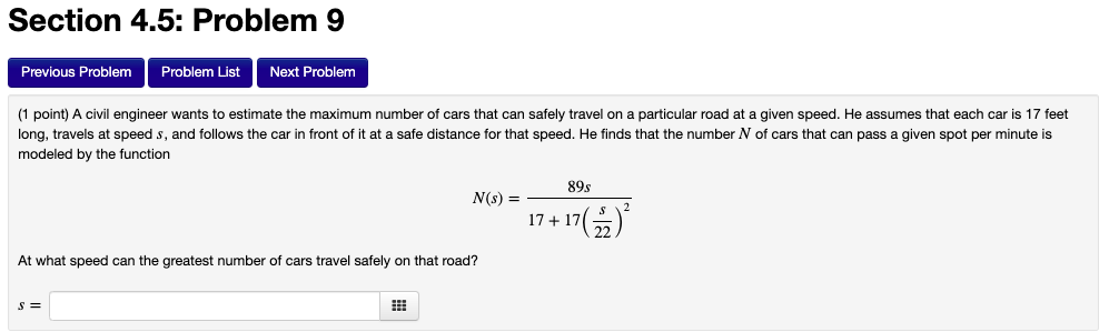 Solved Section 4.5: Problem 9 Previous Problem Problem List | Chegg.com