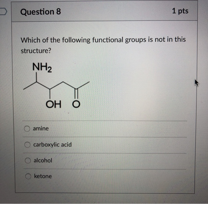 Solved iz Instructions Question 1 1 pts Which of the | Chegg.com