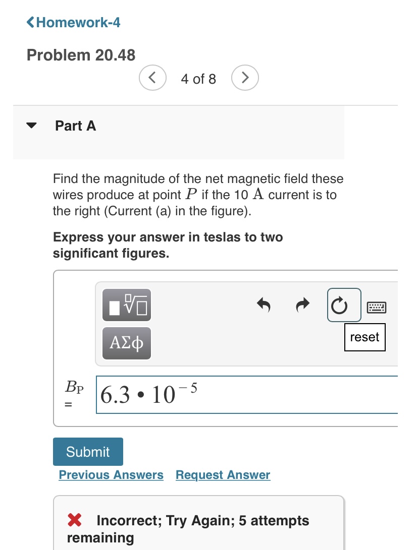 Solved Find the magnitude of the net magnetic field these | Chegg.com