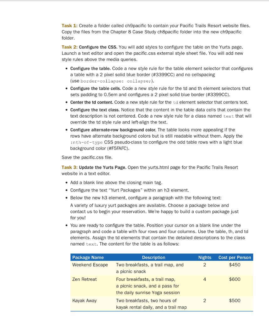 pacific trails case study chapter 5