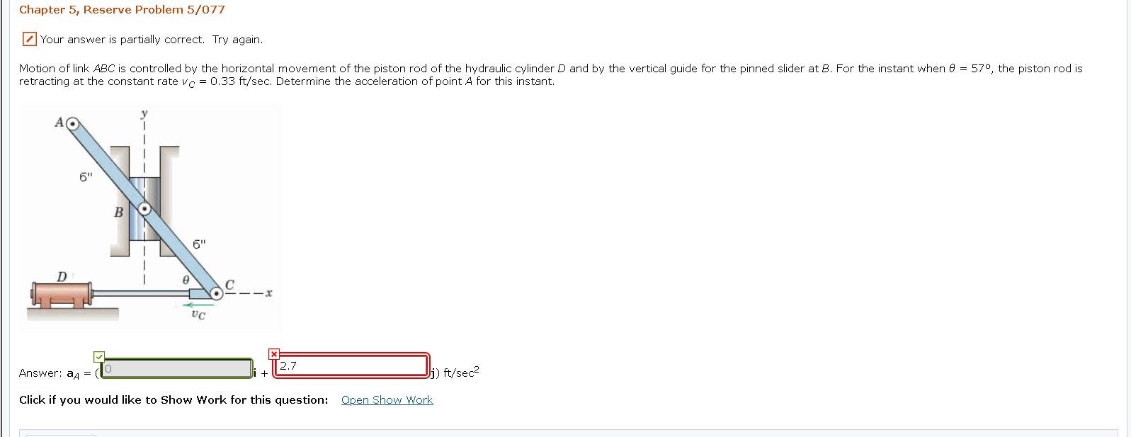 Solved Chapter 5, Reserve Problem 5/077 Your Answer Is | Chegg.com