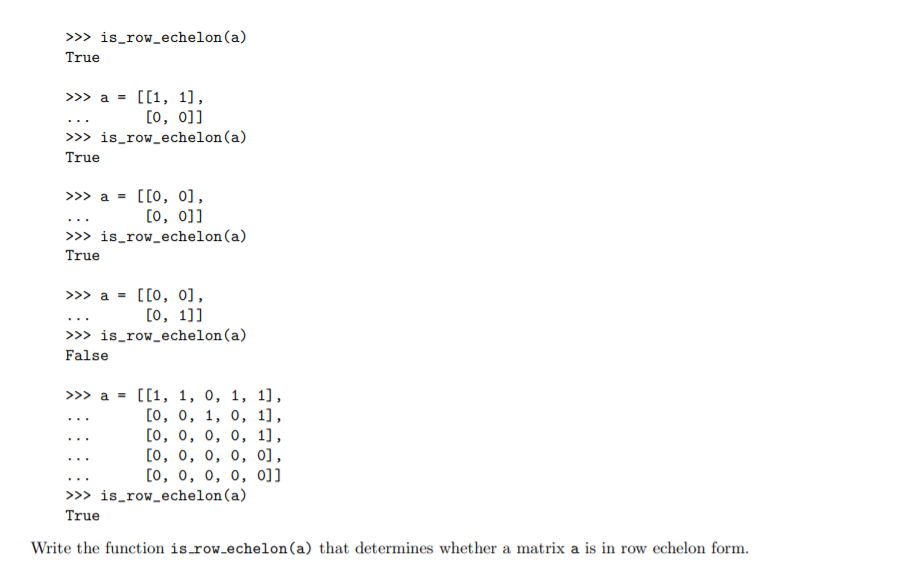 Solved Task 1: Gaussian Elimination for Singular Matrices | Chegg.com