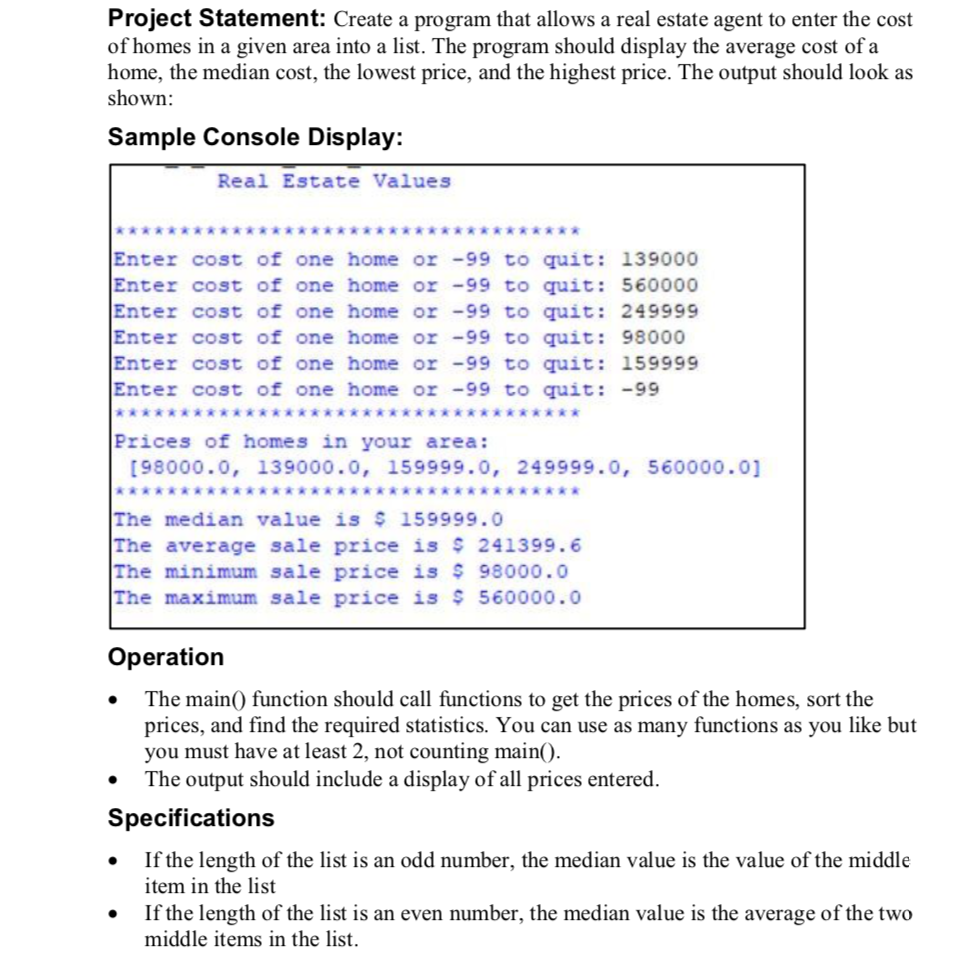 Python create function