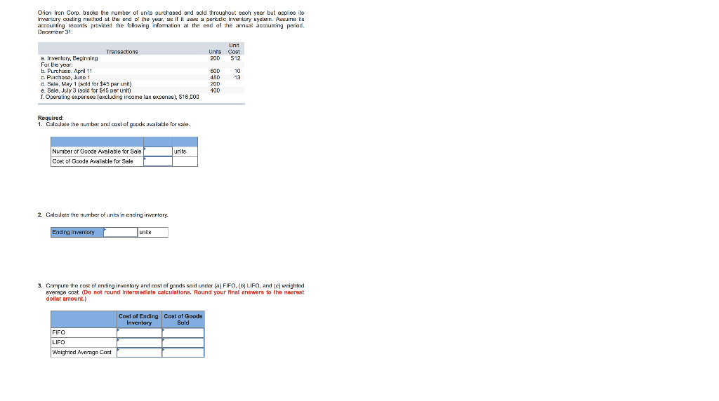 Solved Please answer with detail 4.Prepare an Income | Chegg.com