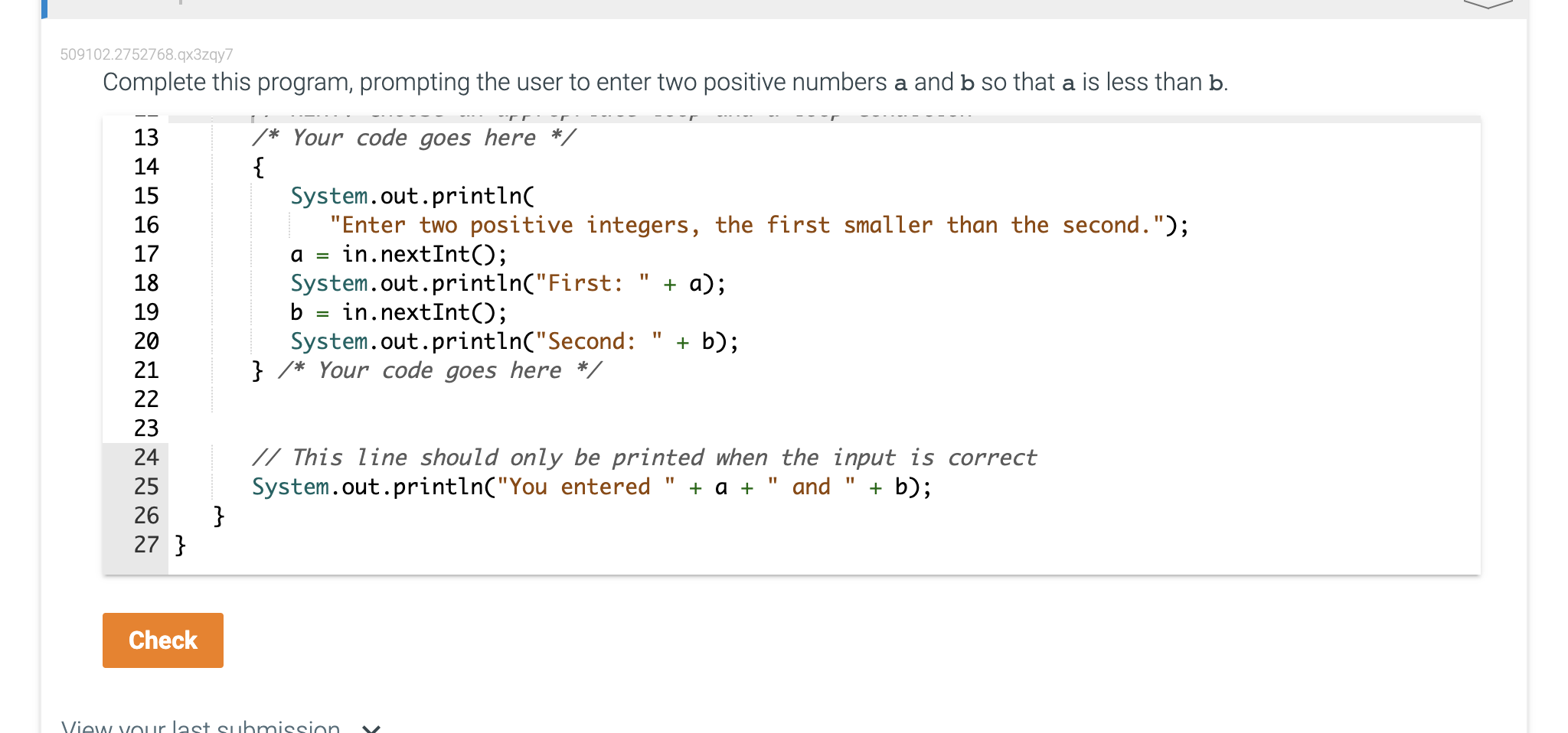 Solved CHALLENGE ACTIVITY 5.10.1: Read Two Positive Inputs, | Chegg.com