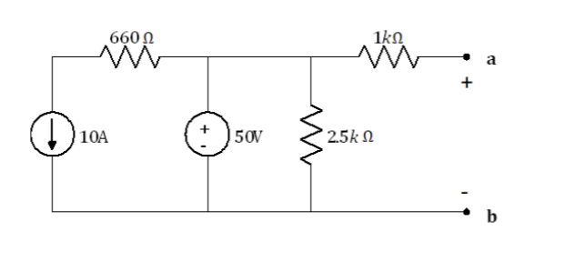 Solved For the following circuit: (a) Determine the Thevenin | Chegg.com