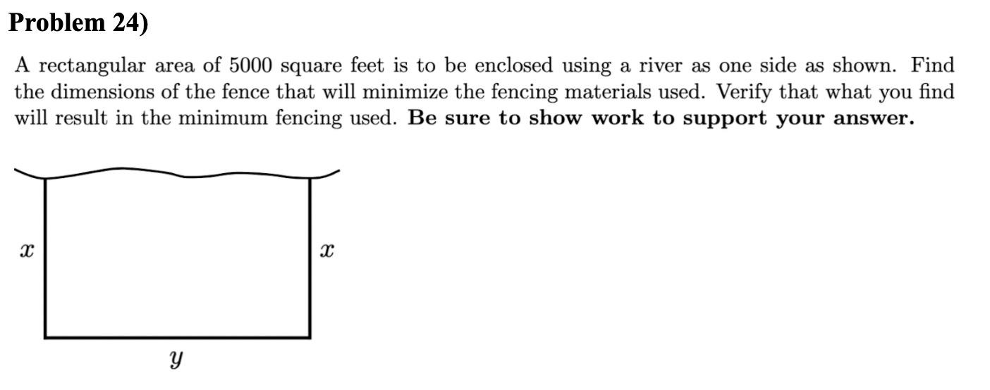 solved-problem-24-a-rectangular-area-of-5000-square-feet-is-chegg