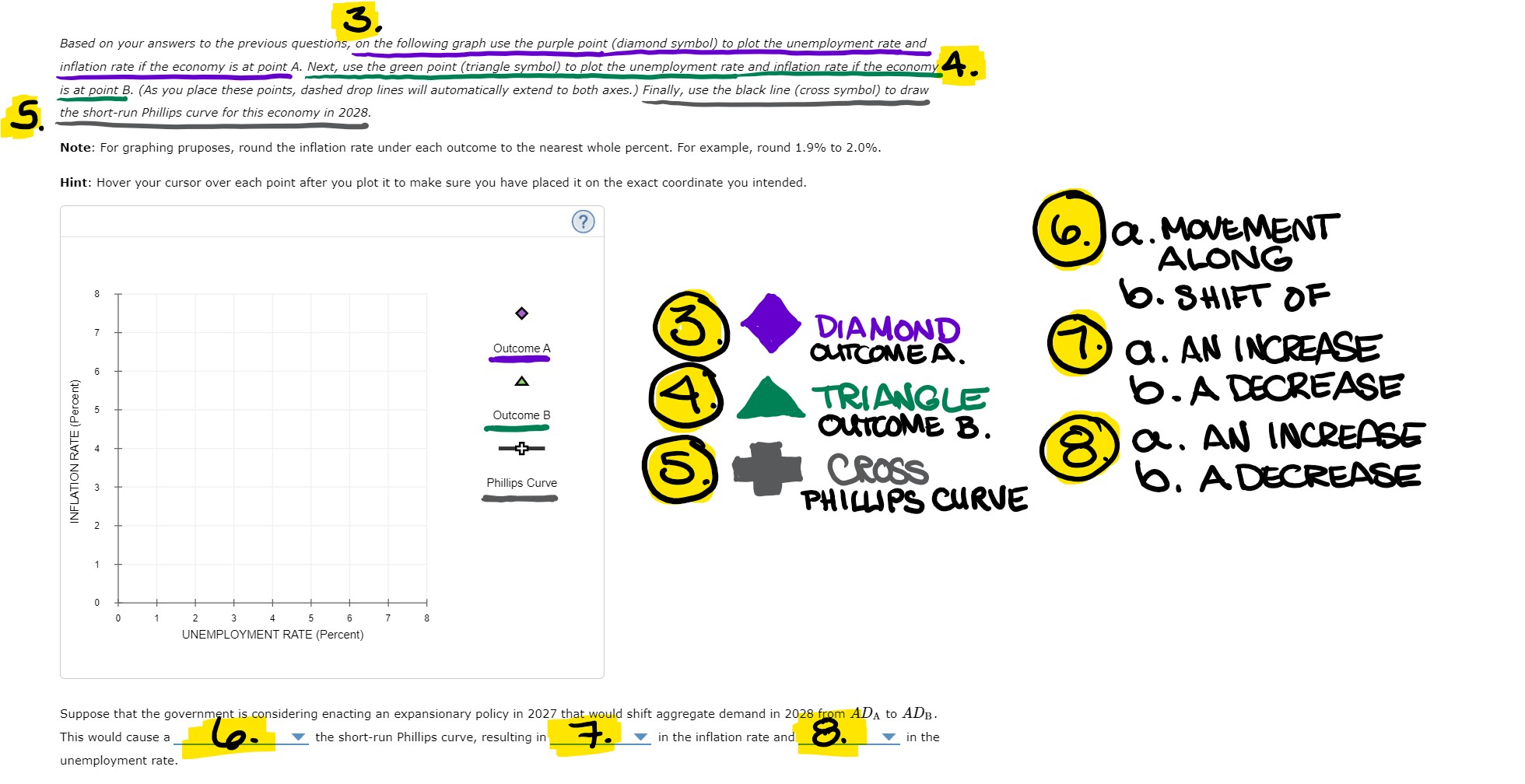 Solved Looking for help with the answers to 1 to 8. Here are | Chegg.com