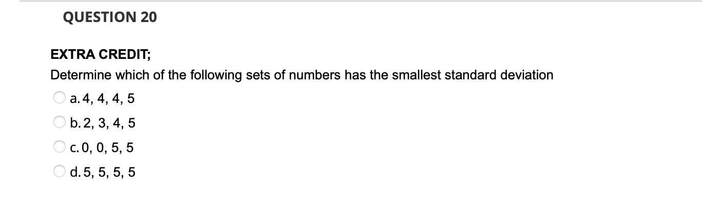 Solved EXTRA CREDIT; Determine which of the following sets | Chegg.com