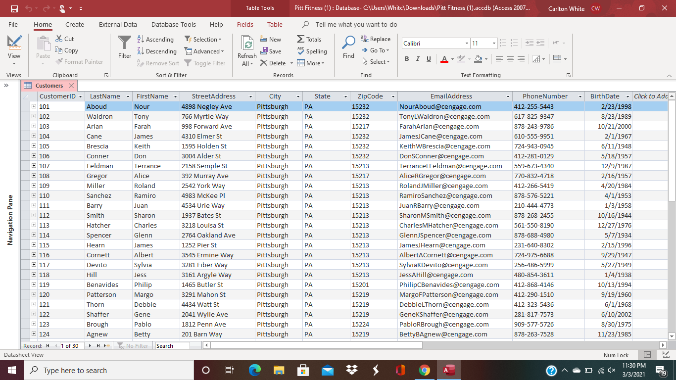 Solved Write the SQL code for the following: List the class | Chegg.com