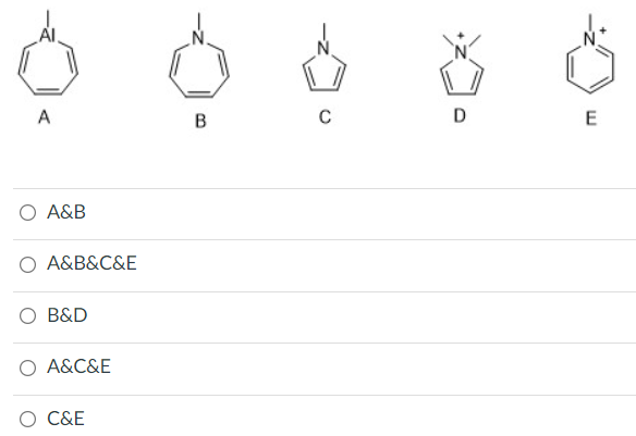 Solved А B с D E O A&B O A&B&C&E B&D A&C&E O C&E | Chegg.com