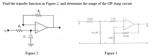 Solved Find the transfer function in Figure 2, and determine | Chegg.com