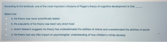 Solved According to the textbook one of the most important