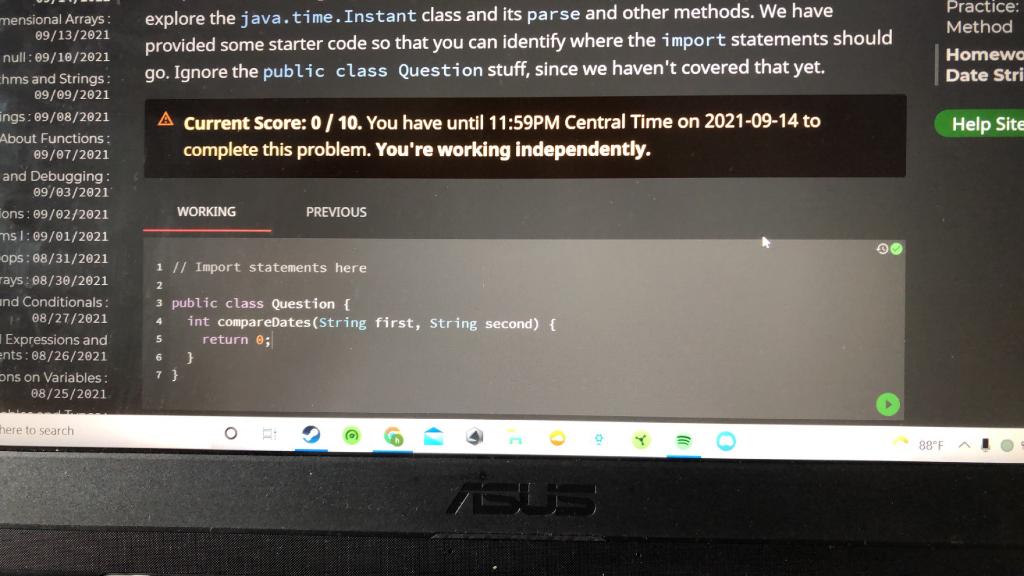 Solved 124java Completed The Method Below Called Chegg Com