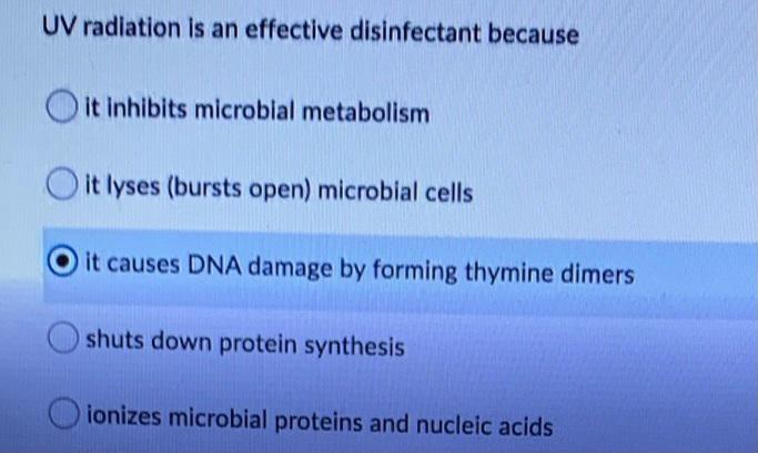 Solved Choose The Sequence Of Heat Treatments In Microbial 