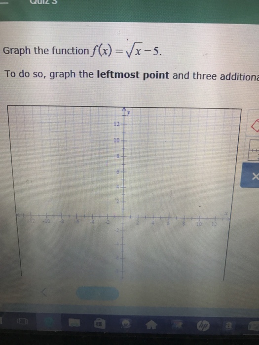 square root of x 5 graph