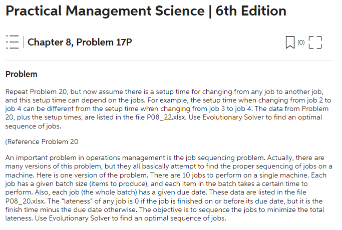 Practical Management Science | 6th Edition : 二 | Chegg.com