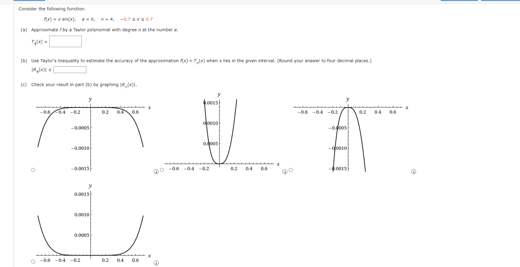 Solved Consider the following function. f(x) = x sin(x), a = | Chegg.com