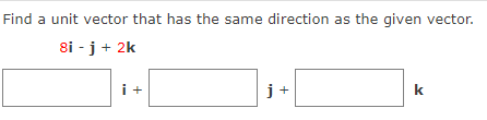 Solved Find a unit vector that has the same direction as the | Chegg.com