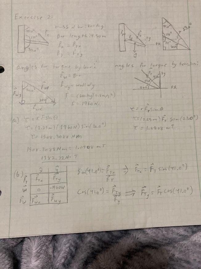 Solved I've started on exercise 2 and I think got most of it | Chegg.com