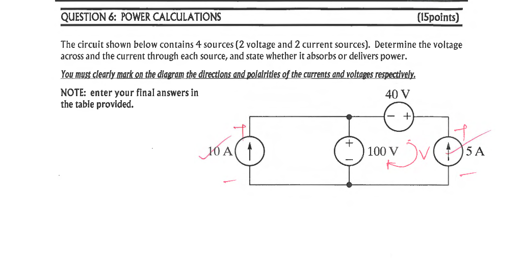 Solved The circuit shown below contains 4 sources (2 voltage | Chegg.com