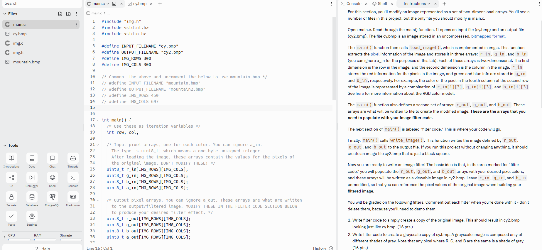 Solved Need Help with C PROGRAMMING question. View the | Chegg.com