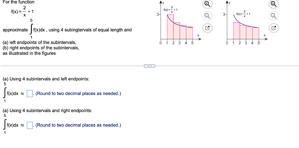 Solved For the function f(x)=x2+1 (a) left endpoints of the | Chegg.com