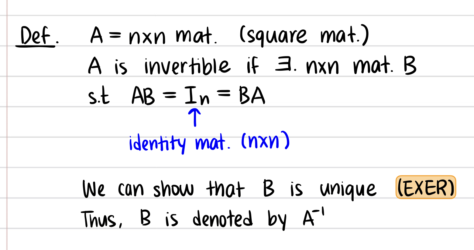 Solved This is from linear algebra. How do I prove/show that | Chegg.com