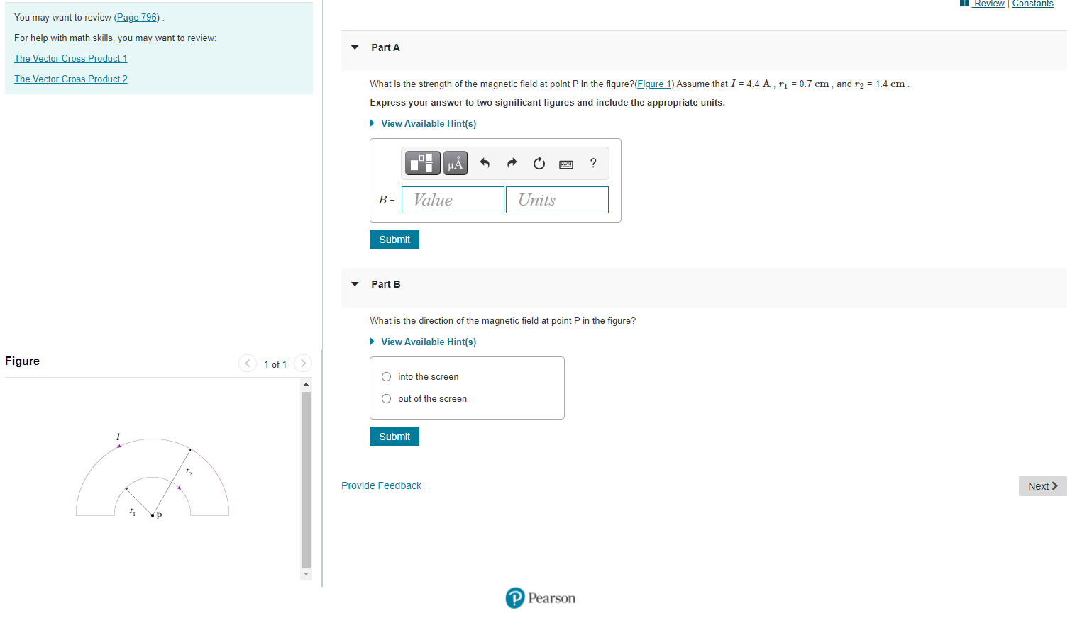 Solved Review Constants You may want to review (Page 796) | Chegg.com