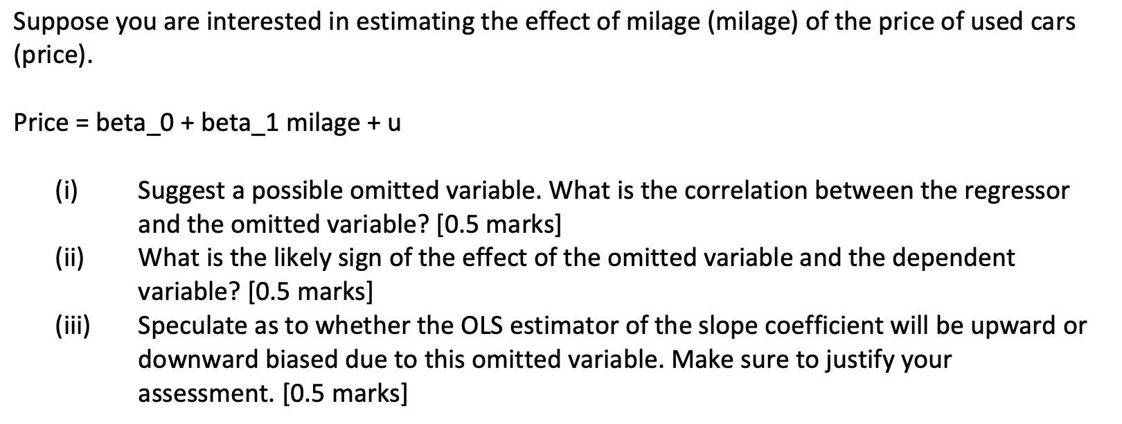 Solved Suppose you are interested in estimating the effect | Chegg.com