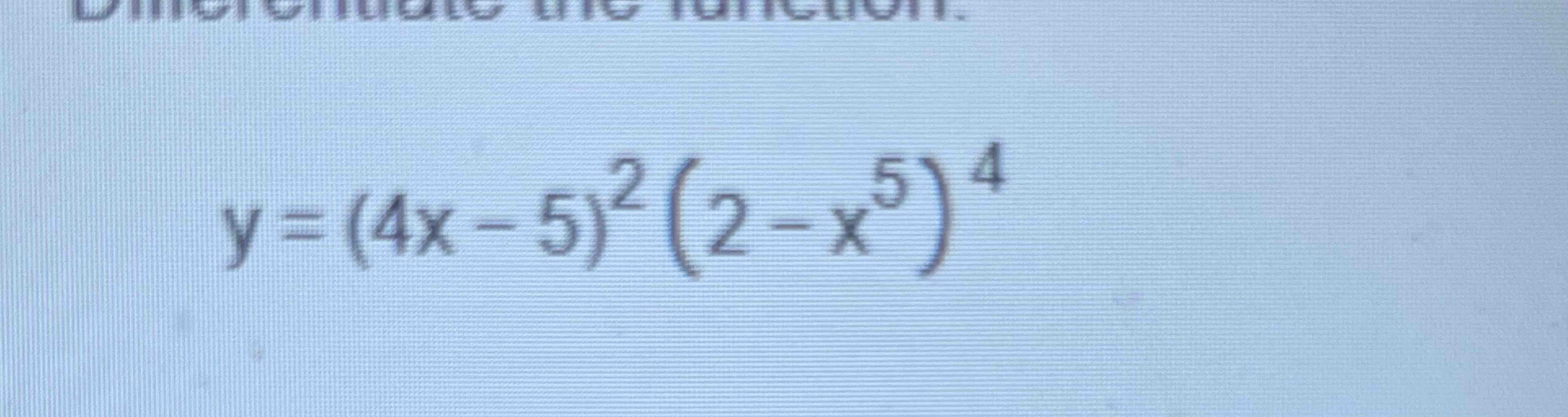 solved-y-4x-5-2-2-x5-4-chegg