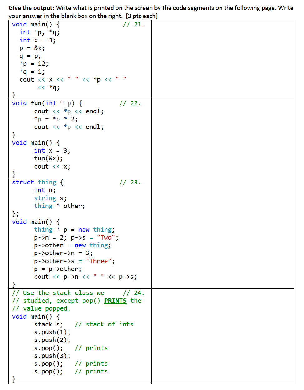 Solved A Address Of B Automatic C Balanced D Boolean (bool) | Chegg.com