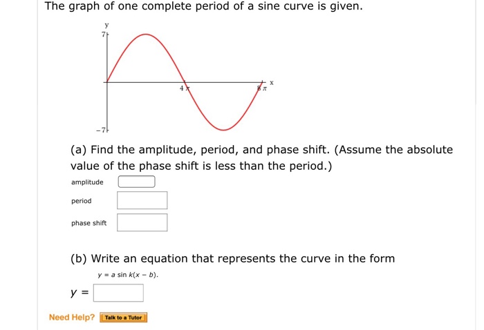 solved-the-graph-of-one-complete-period-of-a-sine-curve-is-chegg