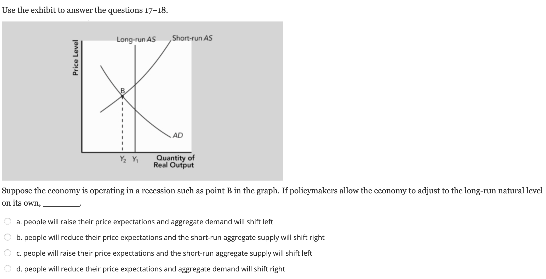 Solved Use The Exhibit To Answer The Questions 17−18. | Chegg.com