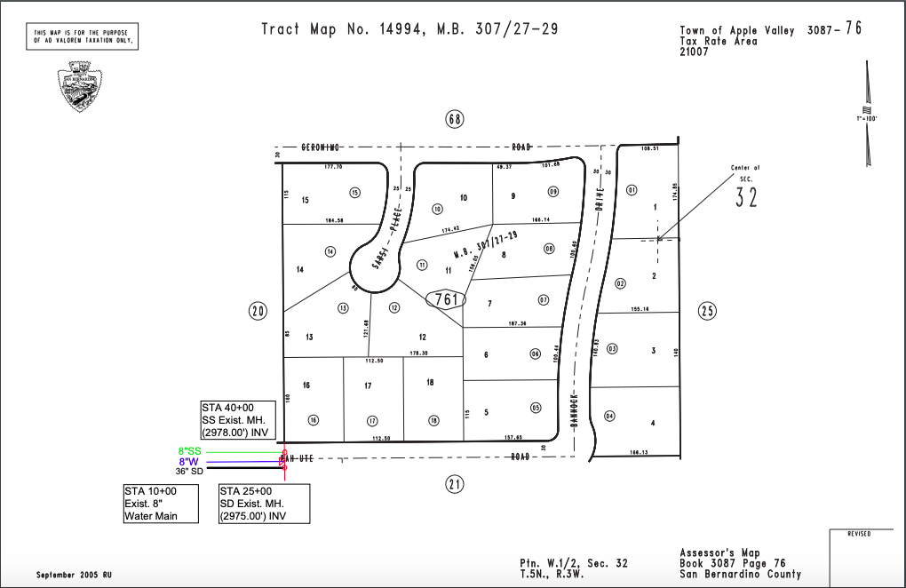 Design the following with the attached tract map | Chegg.com