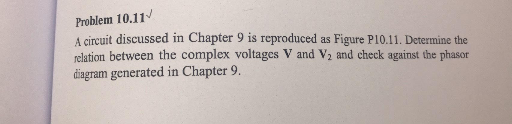 Solved Problem 10.11 A circuit discussed in Chapter 9 is | Chegg.com