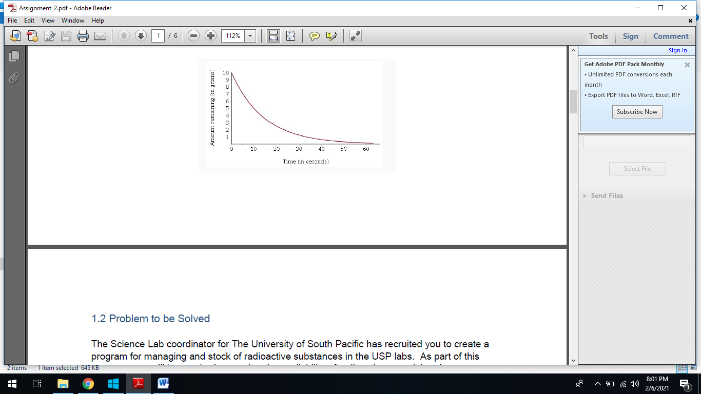 Solved Assignment_2.pdf - Adobe Reader File Edit View Window | Chegg.com