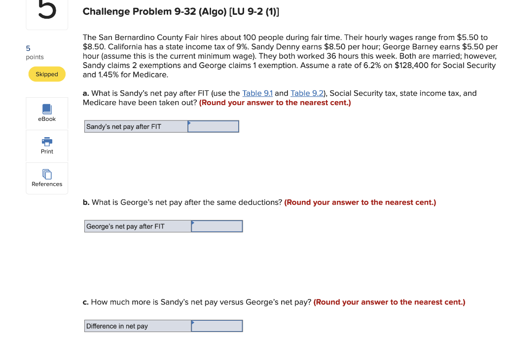 Solved 5 challenge problem 9 32 algo lu 9 2 1 5 points chegg