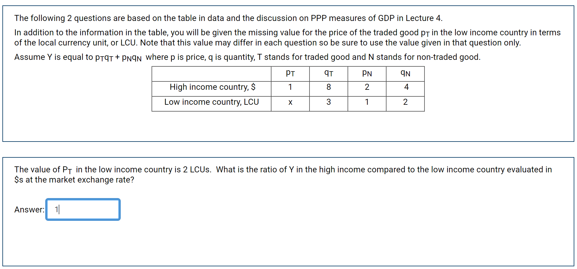 Solved The following 2 questions are based on the table in | Chegg.com