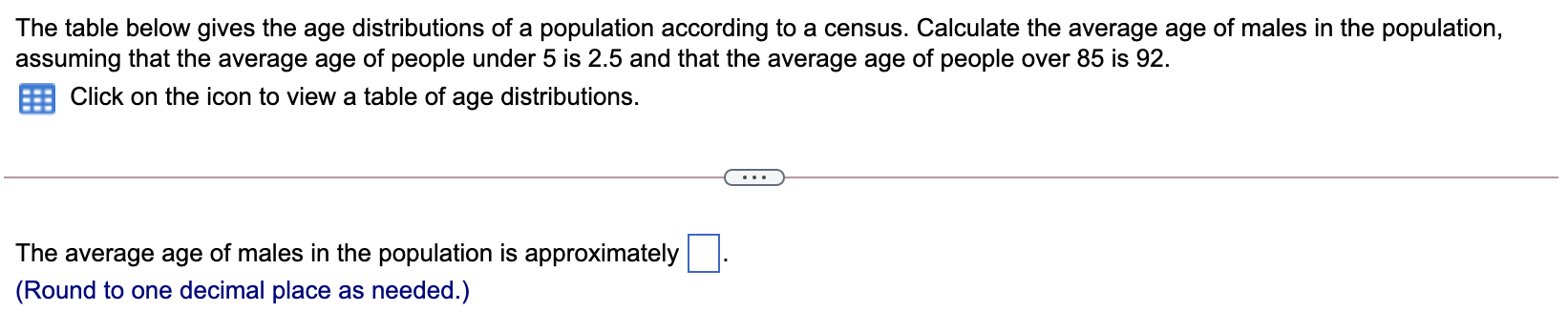 Solved The table below gives the age distributions of a | Chegg.com