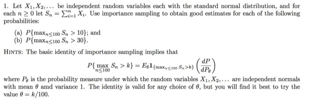 Solved 1. Let X1, X2,... be independent random variables | Chegg.com